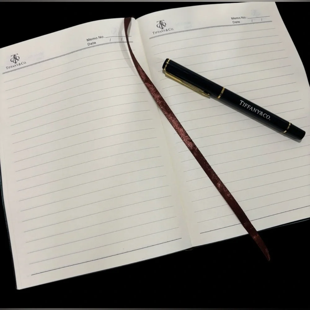 NEW Tiffany & Co. VIP Notebook and High End Writing Pen Set - Picture 2 of 8